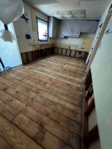 Complete remodel of flooded room