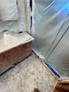 Water drying process